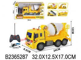 БЕТОНОВОЗ РАДИОУПРАВЛЯЕМЫЙ, 5 КАНАЛОВ, НА АККУМУЛЯТОРЕ, USB, СВЕТ ФАР, КОРОБКА 32*12,5*17СМ купить оптом и в розницу БЕТОНОВОЗ РАДИОУПРАВЛЯЕМЫЙ, 5 КАНАЛОВ, НА АККУМУЛЯТОРЕ, USB, СВЕТ ФАР, КОРОБКА 32*12,5*17СМ купить оптом и в розницу на базе игрушек